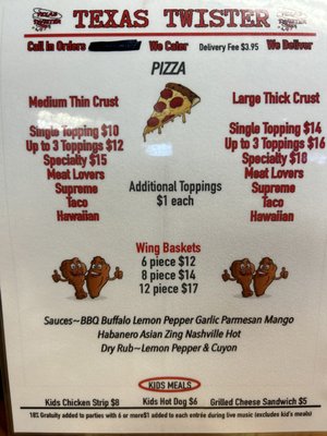 Menu photo 1 Texas Twister Buffalo Springs, TX Menu photo 1 Texas Twister Buffalo Springs, TX