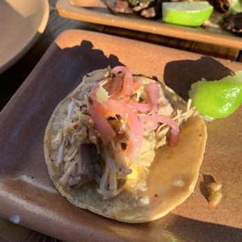 Cocina Hermanas - This is JACKFRUIT!!! Vegetarian option tacos. So well done and so many to choose from. - Mexican Near Me - Danville, California Cocina Hermanas - This is JACKFRUIT!!! Vegetarian option tacos. So well done and so many to choose from. - Mexican Near Me - Danville, California