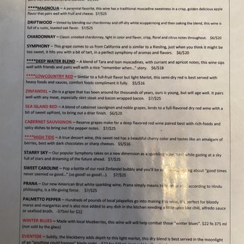Deep Water Vineyard - Tasting menu - Wineries Near Me - Wadmalaw Island, South Carolina Deep Water Vineyard - Tasting menu - Wineries Near Me - Wadmalaw Island, South Carolina