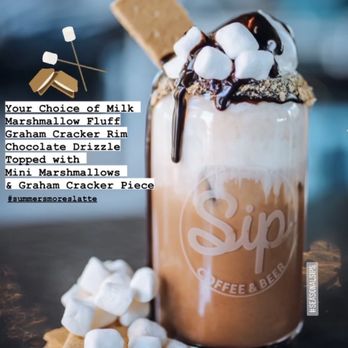 Sip Coffee & Beer - This is a lie. Your drink will not look like this or even be sweetened. They lied to me and made me a drink with just coffee and milk. - Coffee & Tea Near Me - Phoenix, Arizona Sip Coffee & Beer - This is a lie. Your drink will not look like this or even be sweetened. They lied to me and made me a drink with just coffee and milk. - Coffee & Tea Near Me - Phoenix, Arizona