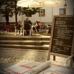 Le Croque en Ville - Petit café Latte avant le club sandwich