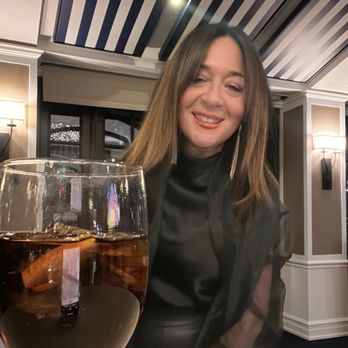 Kyma - Having a nice drink - Seafood Near Me - Roslyn, New York