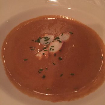 Heirloom Tavern - Lobster bisque. Nice chunks of lobster in the middle. Quality soup. - Bars Near Me - Glen Head, New York