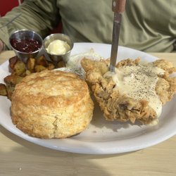 Baseline Biscuits - Chicken fried steak