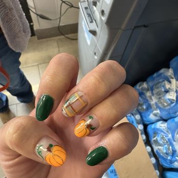 Lily Nail - Pumpkin nails for fall - Nail Salons Near Me - Pleasant Hill, California