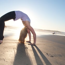 The Juicy Life - Heart Opening Wheel Pose