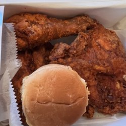 Halal Crispy Chicken and Burgers - 3 pc Fried Chicken Meal- comes with fries and a drink
