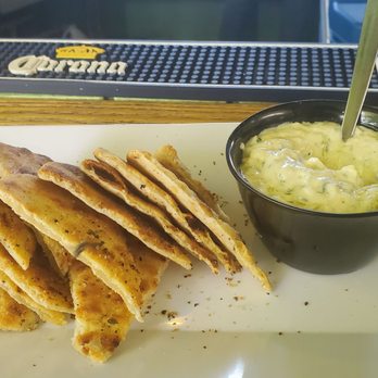 Ola Lola's - Asiago Artichoke Spinach Dip & Pita - Burgers Near Me - Isabela, Puerto Rico Ola Lola's - Asiago Artichoke Spinach Dip & Pita - Burgers Near Me - Isabela, Puerto Rico