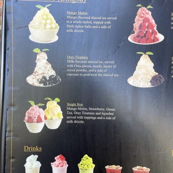 Oakobing - Menu - Ice Cream & Frozen Yogurt Near Me - Pasadena, California