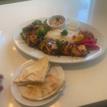 Tarme Mediterranean Grill - Chicken Kabob Plate - Mediterranean Near Me - Glendale, California Tarme Mediterranean Grill - Chicken Kabob Plate - Mediterranean Near Me - Glendale, California