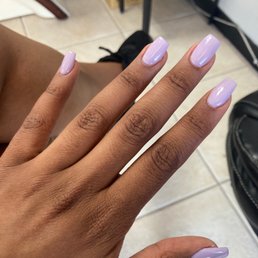 Acrylic fill with shellac polish