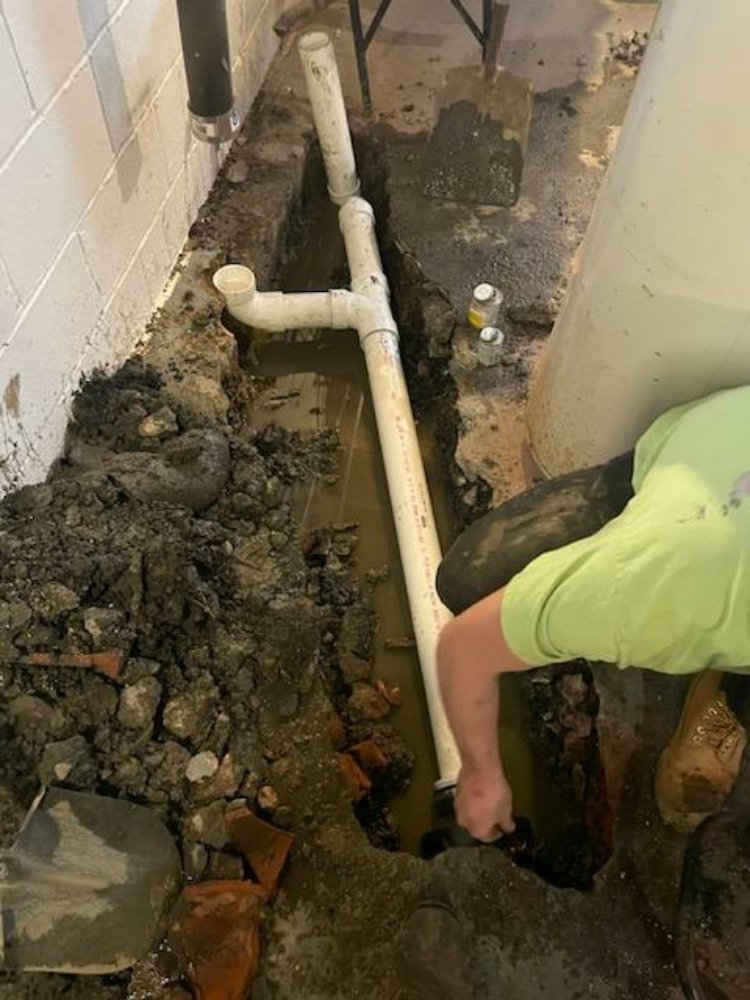 Slide of Smith’s drain service