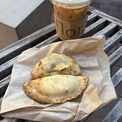 Flor - Latte and empanadas