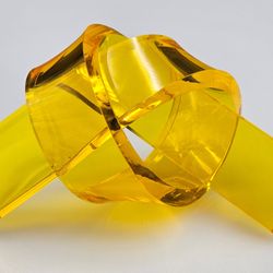 Somar Creations - Original American made Acrylic Love Knots.
Transparent Yellow