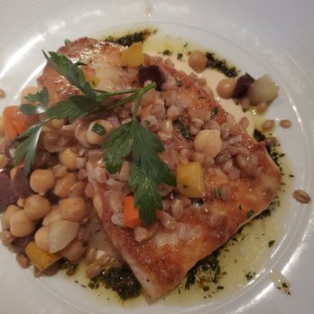 The Pearl - Daily fish special (stripped bass) - New American Near Me - Dublin, Ohio The Pearl - Daily fish special (stripped bass) - New American Near Me - Dublin, Ohio