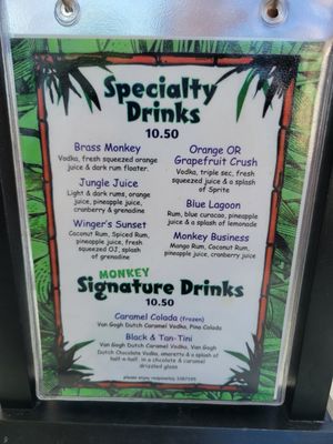Menu photo 3 The Brass Monkey St. Pete Beach, FL