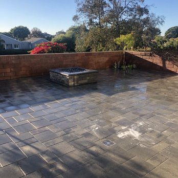 Tierra Linda Landscape - Patio pavers and fire pit. - Landscaping Near Me - Vista, California Tierra Linda Landscape - Patio pavers and fire pit. - Landscaping Near Me - Vista, California