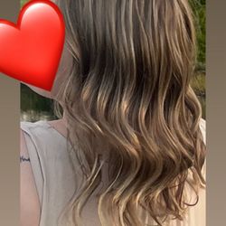 Gould's Salon Spa - Olive Branch - Showing you the back how it was barely touched. It looks like.