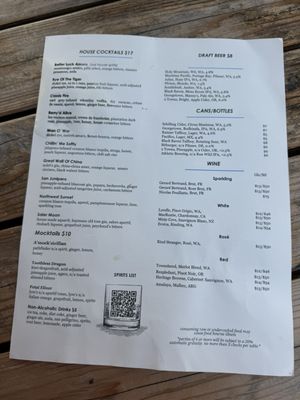 Menu photo 8 The White Swan Public House Seattle, WA Menu photo 8 The White Swan Public House Seattle, WA