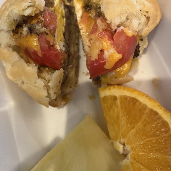 Fatma's Cozy Corner - Breakfast sandwich with sausage (to-go) - Bakeries Near Me - New Orleans, Louisiana Fatma's Cozy Corner - Breakfast sandwich with sausage (to-go) - Bakeries Near Me - New Orleans, Louisiana