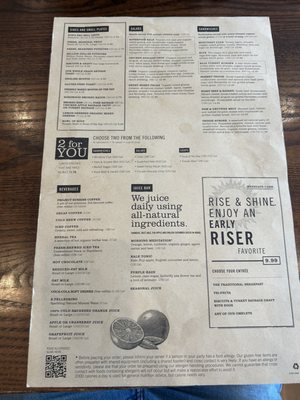 Menu photo 4 First Watch Williamsburg, VA