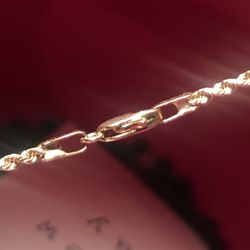 Watch & Jewerly Fast Repair - 14K gold rope chain after soldering