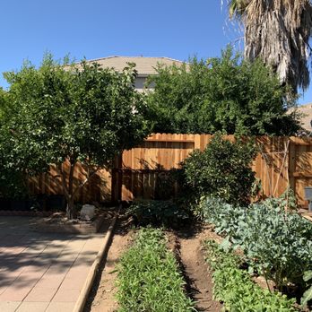 Hernandez and Son Landscaping - a garden with a wooden fence - Landscaping Near Me Hernandez and Son Landscaping - a garden with a wooden fence - Landscaping Near Me
