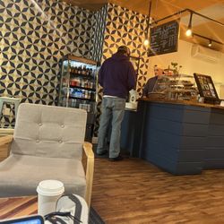 Grateful Roast Coffee - View from my comfy seat toward the front counter.