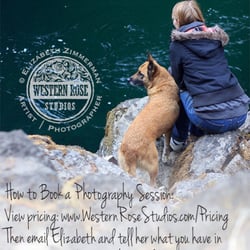 Western Rose Studios - Steps on how to book a photography session with Elizabeth of Western Rose Studios.