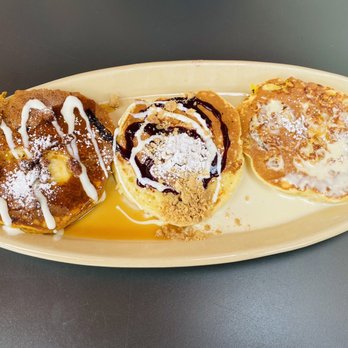 Snooze, an A.M. Eatery - Pancake flight - Breakfast & Brunch Near Me - Austin, Texas Snooze, an A.M. Eatery - Pancake flight - Breakfast & Brunch Near Me - Austin, Texas