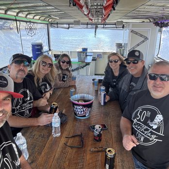 Pontoon Saloon - Boarding the boat. - Boat Tours Near Me - Nashville, Tennessee Pontoon Saloon - Boarding the boat. - Boat Tours Near Me - Nashville, Tennessee