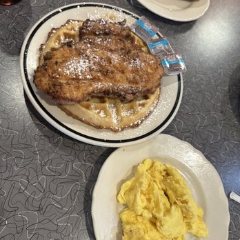 DeLuca's Diner - Chicken and waffles.    The chicken was great - Diners Near Me - Pittsburgh, Pennsylvania