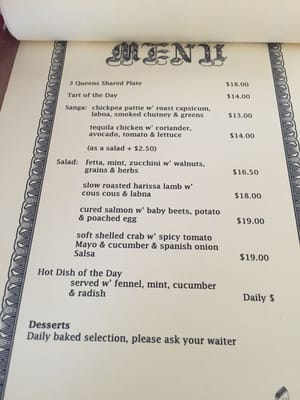 Menu photo 1 Three Queens on King Newtown, NSW