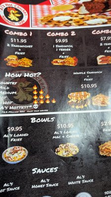 Menu photo 1 Al's Hot Chicken Arlington, TX
