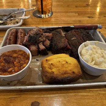 Clark Crew BBQ - 3-meat platter - Barbeque Near Me - Oklahoma City, Oklahoma Clark Crew BBQ - 3-meat platter - Barbeque Near Me - Oklahoma City, Oklahoma