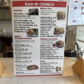 Banh Mi Crunch - Menu - Sandwiches Near Me - San Francisco, California