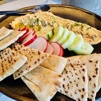 Tribu Bar + Lounge - Red Pepper Hummus - Wine Bars Near Me - Lakewood, Ohio Tribu Bar + Lounge - Red Pepper Hummus - Wine Bars Near Me - Lakewood, Ohio