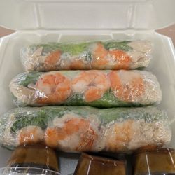 Quy's Vietnamese - Spring roll $5 each