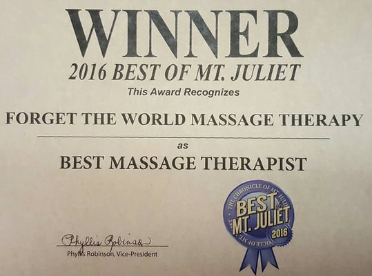 Forget the world massage therapy Clearance