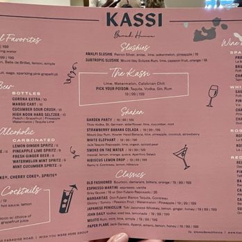 Kassi Beach - Brunch menu - Italian Near Me - Las Vegas, Nevada