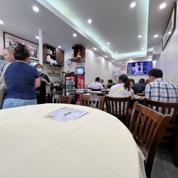 Sweet Wonton House - Small dining room was packed for Friday lunch.   People still waiting to be seated.