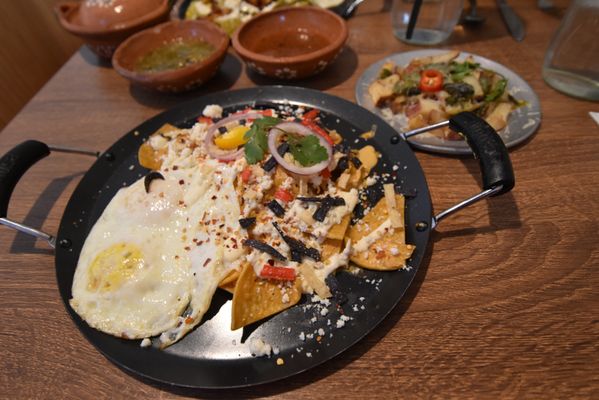 Los Chilaquiles Mexican Breakfast by null