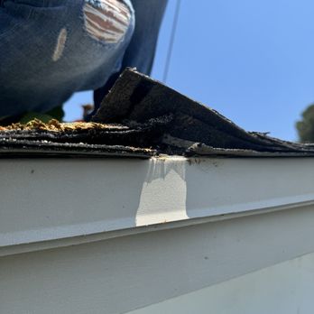 Bernabe Tree Service - Damaged roof from branches swinging down out of control - Tree Services Near Me - Riverside, California