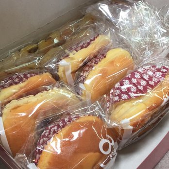 85°C Bakery Cafe-Irvine - Small sample of the huge selection of breads I picked up, lol. - Coffee & Tea Near Me - Irvine, California