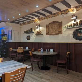 Matryoshka - tables and chairs in a restaurant - Russian Near Me - New York, New York