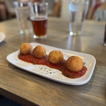 Pupatella - Arancini with sausage - Pizza Near Me - Arlington, Virginia Pupatella - Arancini with sausage - Pizza Near Me - Arlington, Virginia