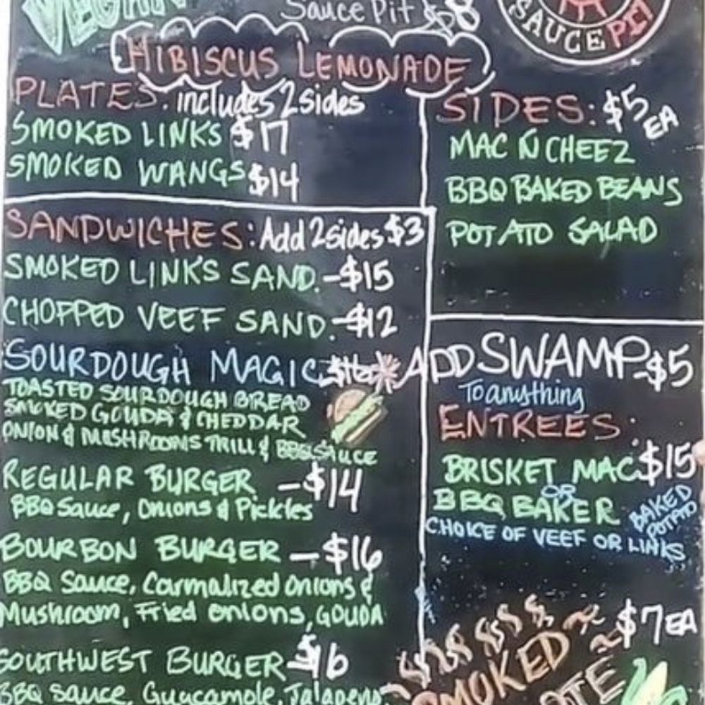 Houston Sauce Pit - Menu - Vegan Near Me - Houston, Texas