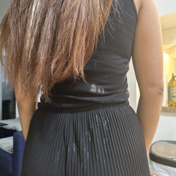 Bella on villa salon - Bleach on back which I found out about after coming home - Hair Salons Near Me - Mountain View, California Bella on villa salon - Bleach on back which I found out about after coming home - Hair Salons Near Me - Mountain View, California