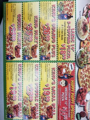 Menu photo 7 Giant Pizza King Santee, CA Menu photo 7 Giant Pizza King Santee, CA