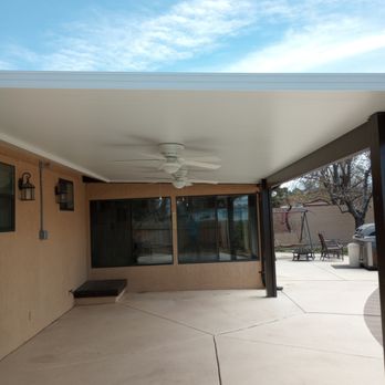 Awnair Awnings - 3" insulated roof with fan beams - Patio Coverings Near Me - Albuquerque, New Mexico